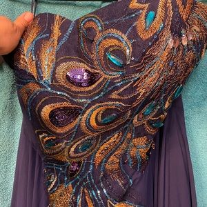 Navy Blue formal dress